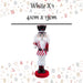 Christmas Nutcracker Decoration 41cm x 13cm White X 1