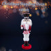 Christmas Nutcracker Decoration 41cm x 13cm White X 1