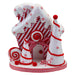 Christmas Candy Cane House Decoration 28cm x 26cm White X 1