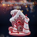 Christmas Candy Cane House Decoration 28cm x 26cm White X 1