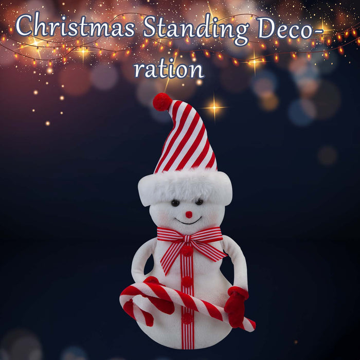 Christmas Snowman Decoration 32cm x 13cm White X 1