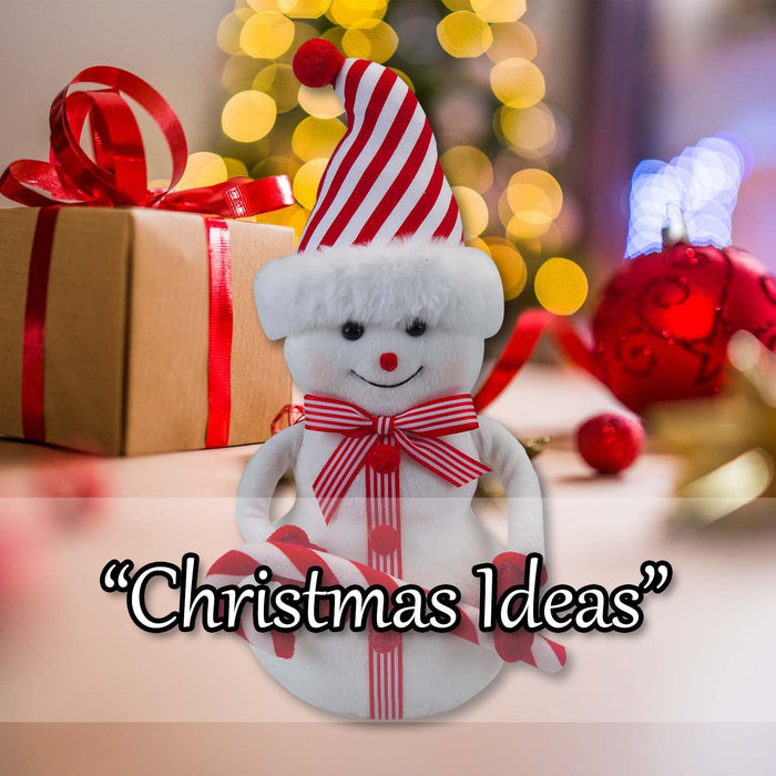 Christmas Snowman Decoration 32cm x 13cm White X 1