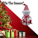 Christmas Snowman Decoration 32cm x 13cm White X 1