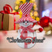 Christmas Snowman Decoration 37cm x 19cm White X 1