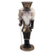 Christmas Nutcracker Decoration 41cm x 13cm Black X 1