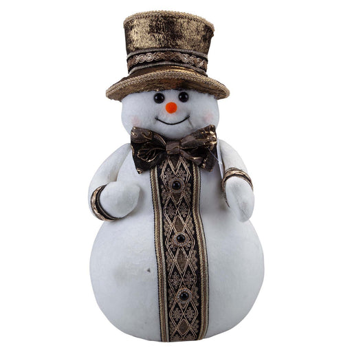 Christmas Snowman Decoration 39cm x 20cm White X 1