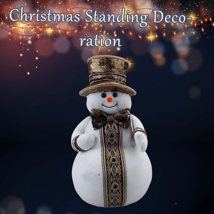 Christmas Snowman Decoration 39cm x 20cm White X 1