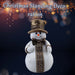 Christmas Snowman Decoration 39cm x 20cm White X 1