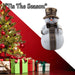 Christmas Snowman Decoration 39cm x 20cm White X 1