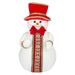 Christmas Snowman Decoration 39cm x 20cm White X 1