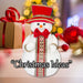 Christmas Snowman Decoration 39cm x 20cm White X 1