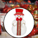 Christmas Snowman Decoration 39cm x 20cm White X 1