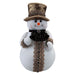 Christmas Snowman Decoration 39cm x 20cm White X 1