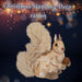 Christmas Squirrel Decoration 16cm x 9cm Gold X 1