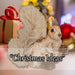Christmas Squirrel Decoration 16cm x 9cm Gold X 1