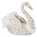Christmas Glitter Swan Decoration 35cm x 18cm White X 1