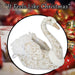 Christmas Glitter Swan Decoration 35cm x 18cm White X 1