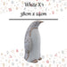 Christmas Penguin Decoration 38cm x 24cm White X 1