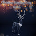 Christmas Deer Decoration 58cm x 28cm Blue X 1