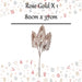 Christmas Stem Leaves Berries Decoration 80cm x 37cm Rose Gold X 1