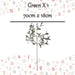 Christmas Stem Leaves Decoration 70cm x 10cm Green X 1