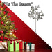 Christmas Stem Leaves Decoration 70cm x 10cm Green X 1