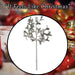 Christmas Stem Leaves Decoration 70cm x 10cm Green X 1