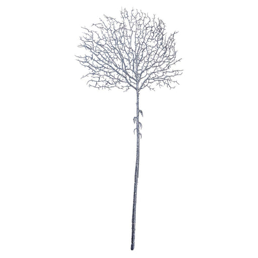 Christmas Stem Leaves and Berries Decoration 88cm x 41cm Blue X 1