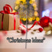 Christmas Glitter Stem Decoration 88cm x 41cm Rose Gold X 1