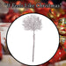 Christmas Glitter Stem Decoration 88cm x 41cm Rose Gold X 1