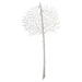 Christmas Glitter Stem Decoration 88cm x 41cm White X 1