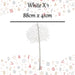 Christmas Glitter Stem Decoration 88cm x 41cm White X 1