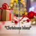 Christmas Glitter Stem Decoration 88cm x 41cm White X 1