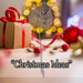 Christmas Glitter Stem Decoration 65cm x 22cm Rose Gold X 1