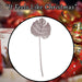 Christmas Glitter Stem Decoration 65cm x 22cm Rose Gold X 1