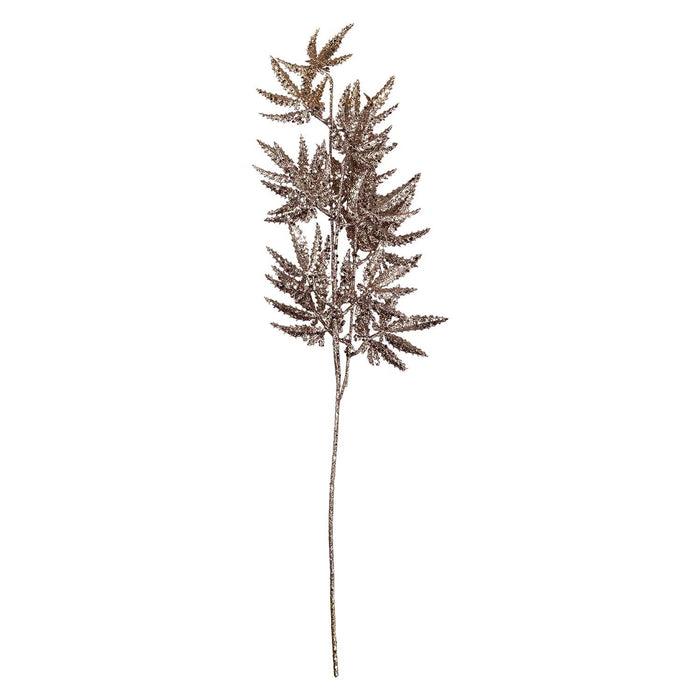 Christmas Stem Leaves and Berries Decoration 74cm x 28cm Cream X 1