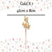 Christmas Berry Spray Decoration 46cm x 8cm Gold X 1