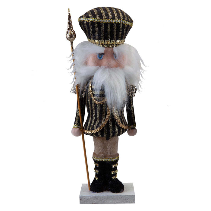 Christmas Nutcracker Decoration 32cm x 12cm Black X 1