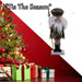 Christmas Nutcracker Decoration 32cm x 12cm Black X 1