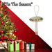Christmas Velvet Hanging Mushroom Decoration 13cm x 10cm Green X 1