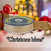 Christmas Ribbon Garland Decoration 4cm x 10cm Gold X 1