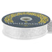 Christmas Ribbon Garland Decoration 4cm x 10cm Silver X 1