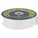 Christmas Ribbon Garland Decoration 4cm x 10cm White X 1