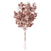 Christmas Eucalyptus Bush Decoration 28cm x 16cm Rose Gold X 1