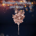 Christmas Eucalyptus Bush Decoration 28cm x 16cm Rose Gold X 1