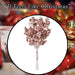 Christmas Eucalyptus Bush Decoration 28cm x 16cm Rose Gold X 1