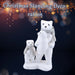 Christmas Polar Bear Decoration 35cm x 21cm White X 1