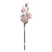 Christmas Fabric Magnolia Spray Decoration 70cm x 19cm Pink X 1