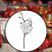 Christmas Fabric Magnolia Spray Decoration 42cm x 17cm Gold X 1