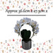 Phalaenopsis Potted Plant Artificial Decoration Cream